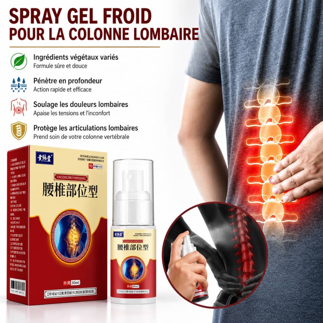 ✨❄️ SPRAY GEL FROID LOMBAIRE APGAR – SOULAGEMENT RAPIDE DES DOULEURS 💆‍♂️💙