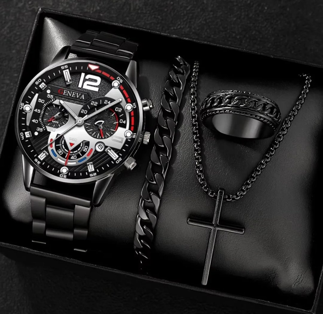 Montre de luxe Geneva ensemble