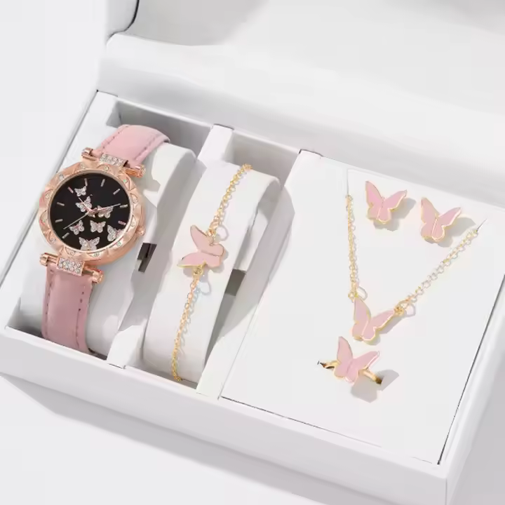 Chaine montre bracelet boucle d'oreille