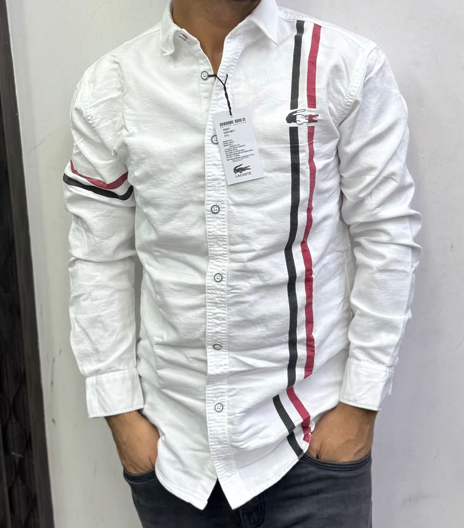 Chemise manches longues