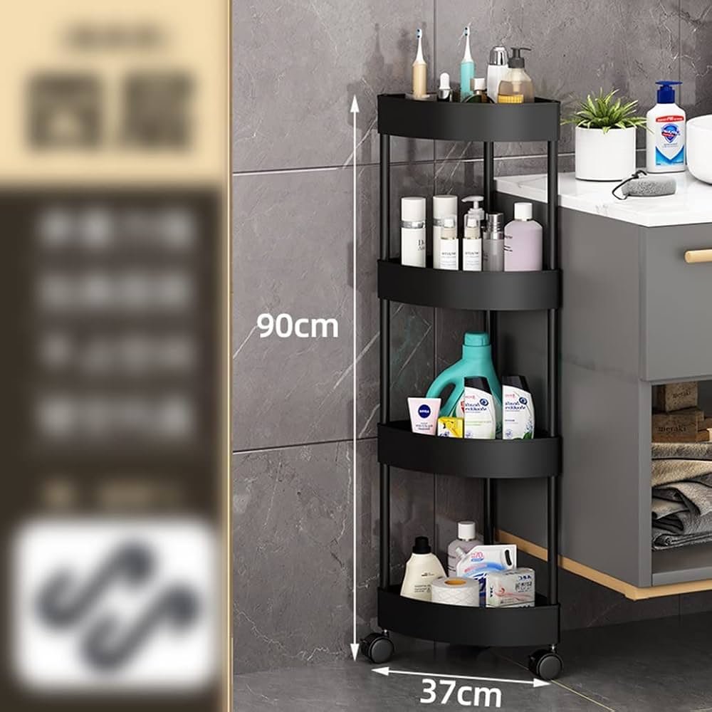 MEUBLE DE RANGEMENT MULTIFONCTIONNEL AVEC ROULETTES