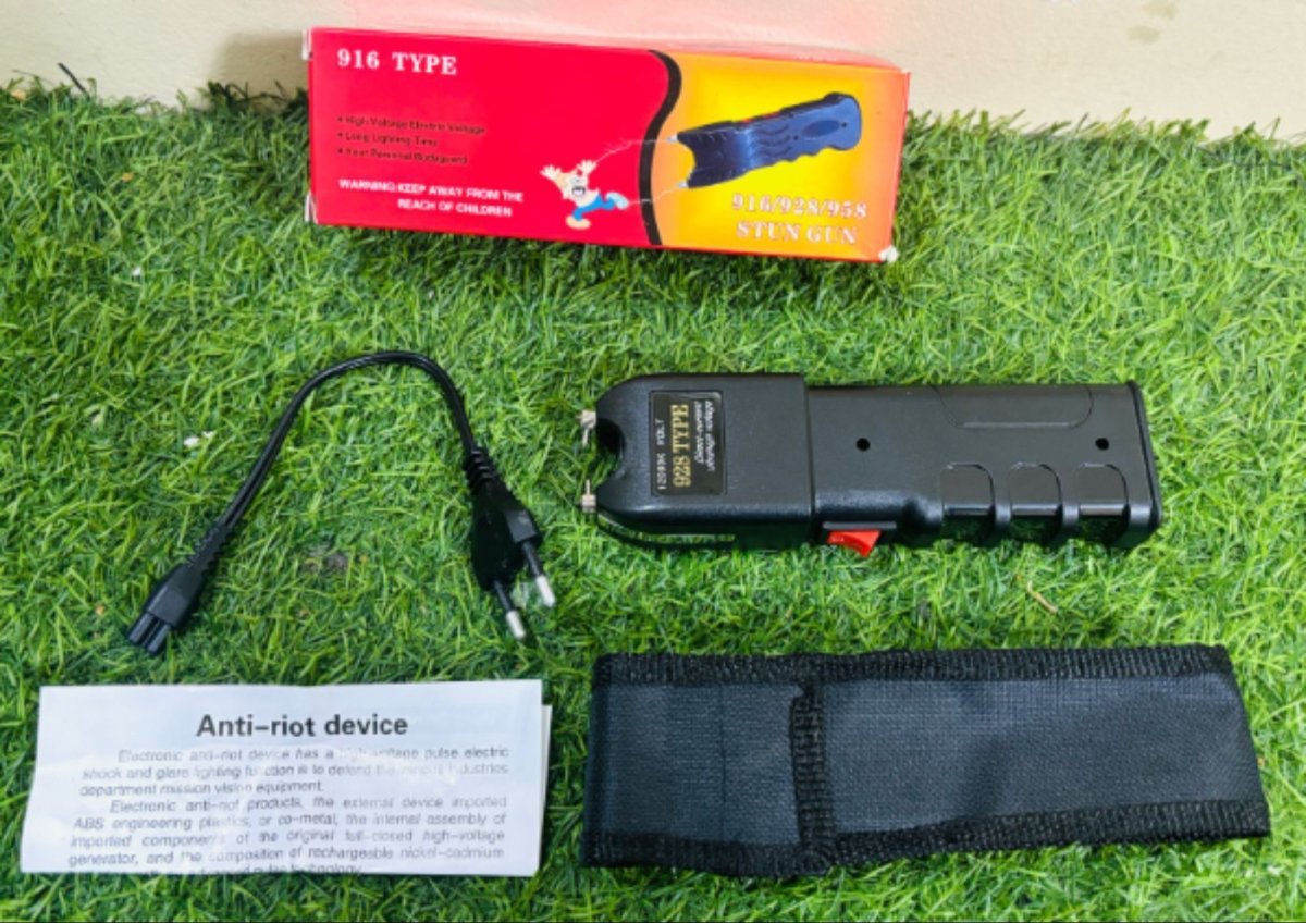 ⚡ PISTOLET PARALYSANT D'AUTODÉFENSE TYPE 928 AVEC LAMPE TORCHE ⚡
