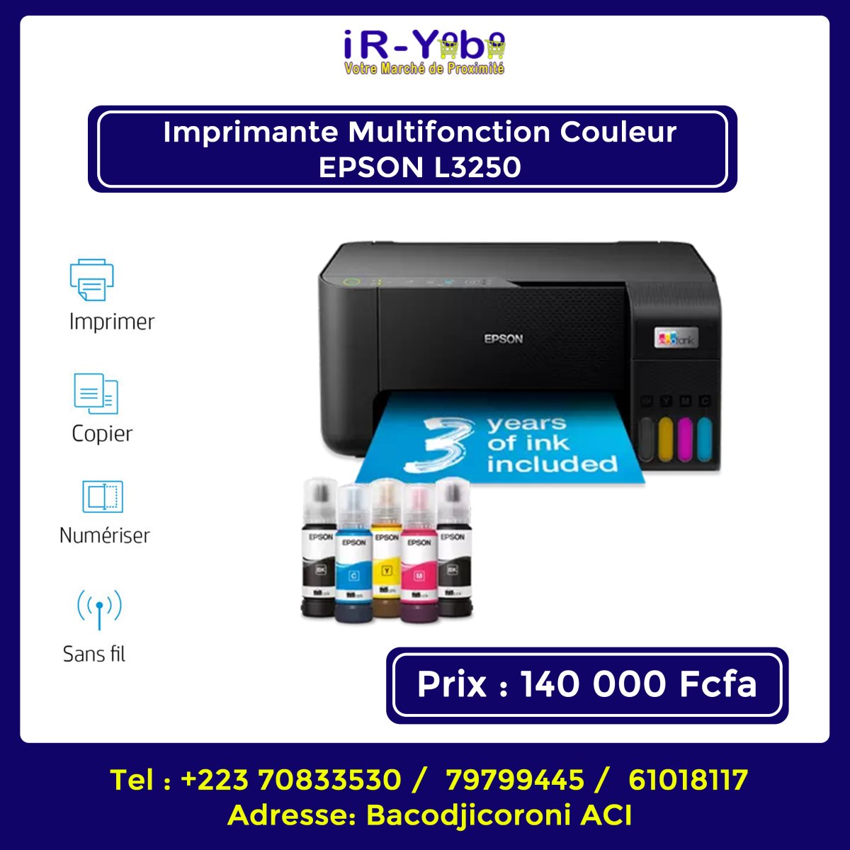 Imprimante Epson L3250