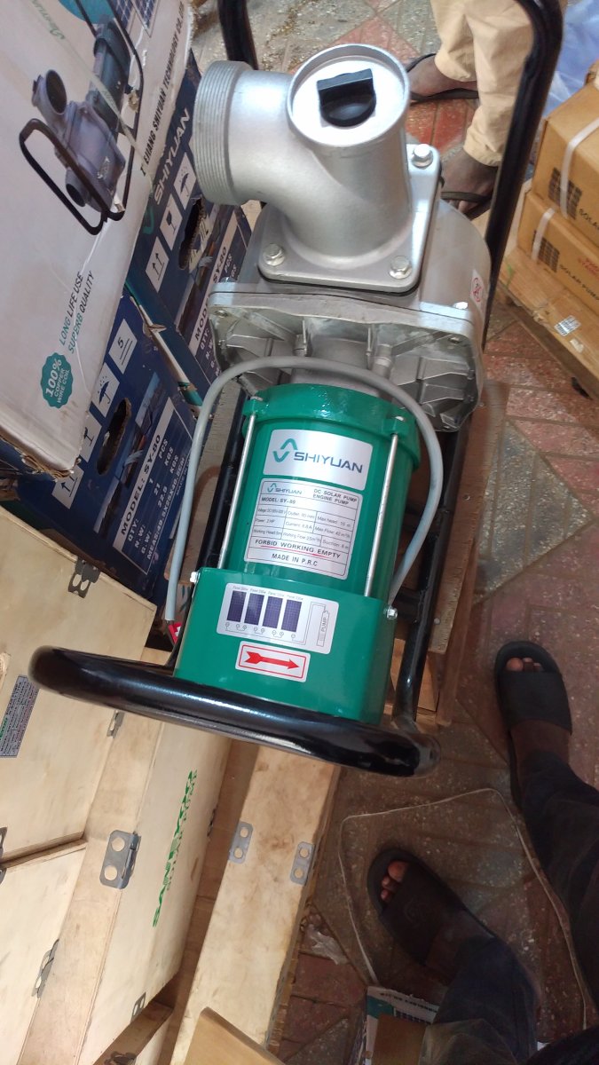 Moto pump solaire et essence