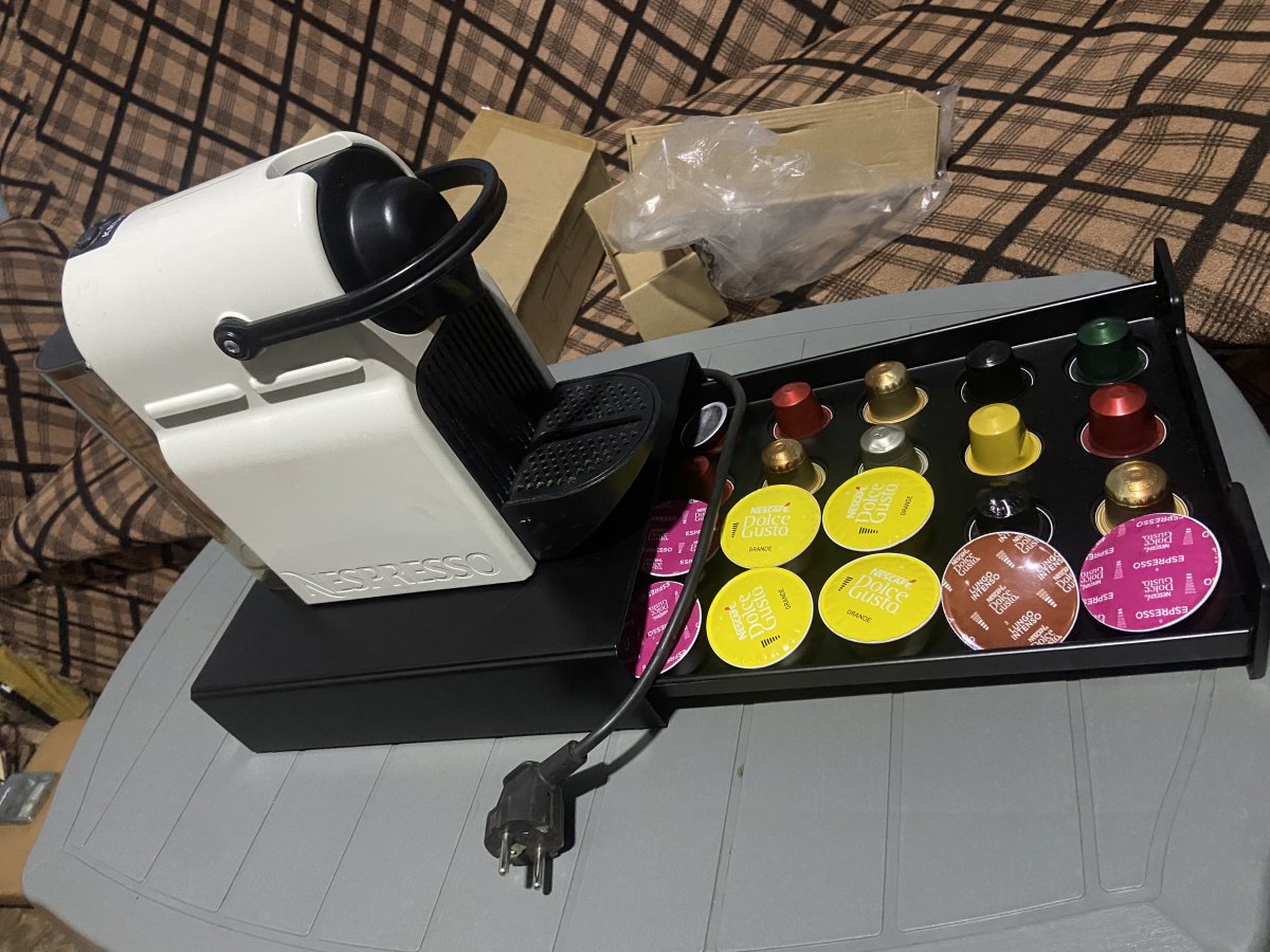 Coffre capsules café