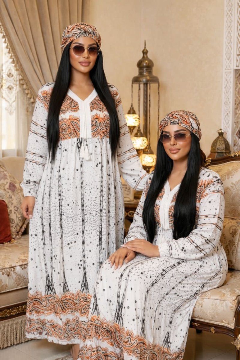 Nouvel arrivage des jolies robes avec foulard* 🆕️🥰🥰🥰