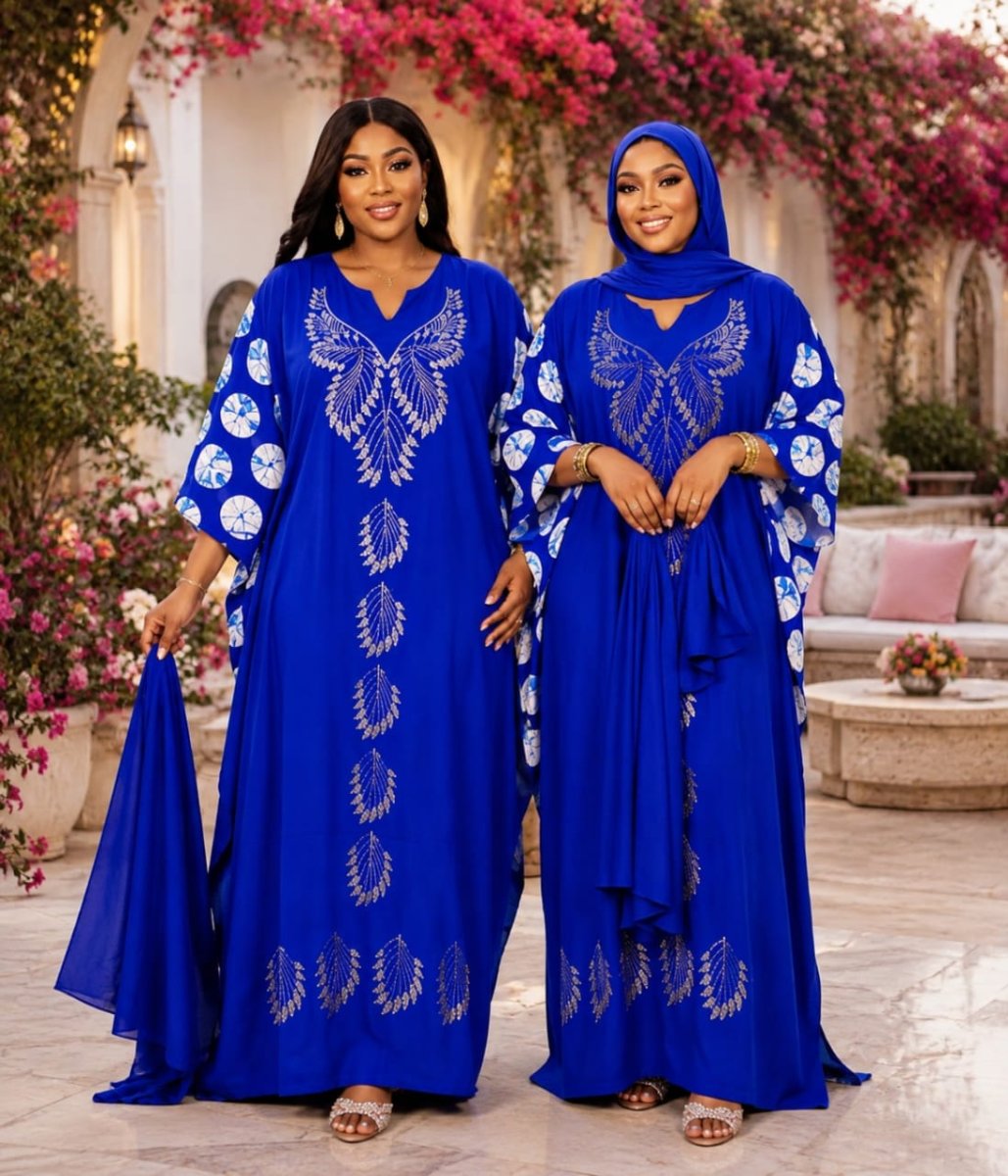 Jolie robe hidjabs avec foulard