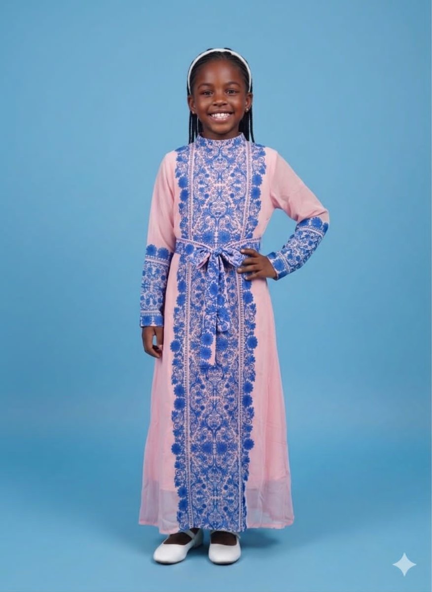 Robe pour fille coton 💯  Âge : de 7 à 12 ans