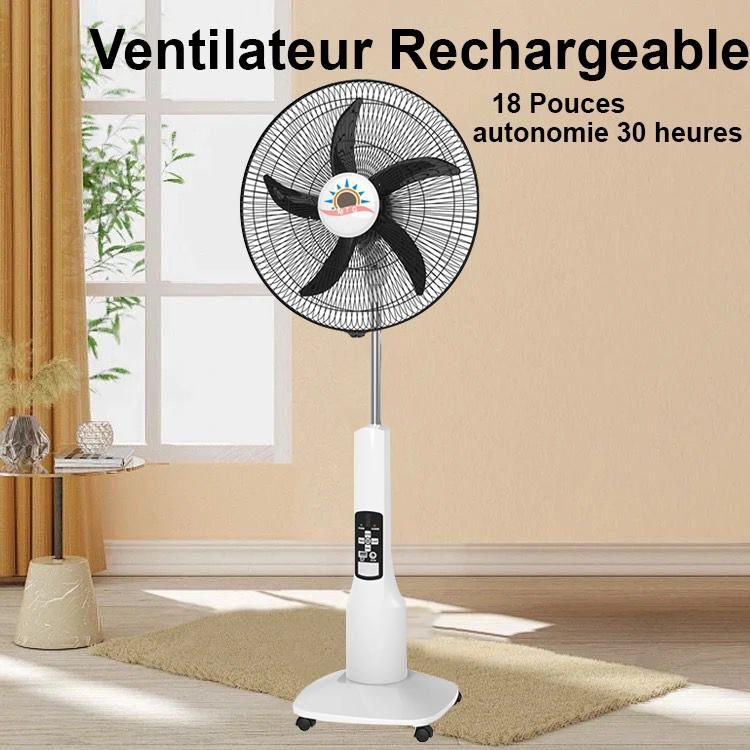 Ventilateur rechargeable