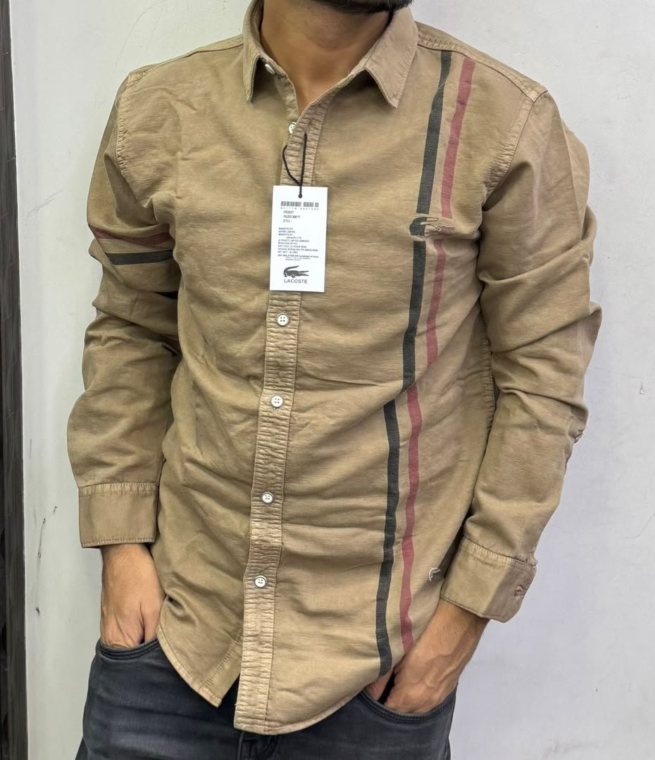 Chemise manches longues