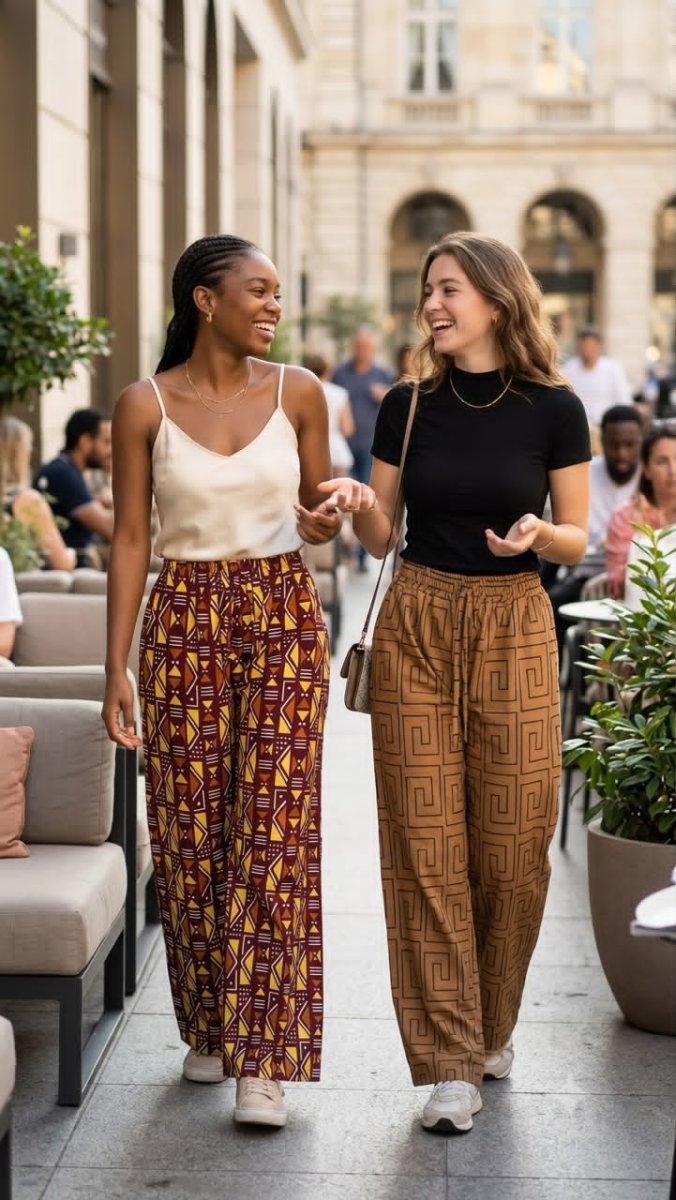 Pantalon bas large