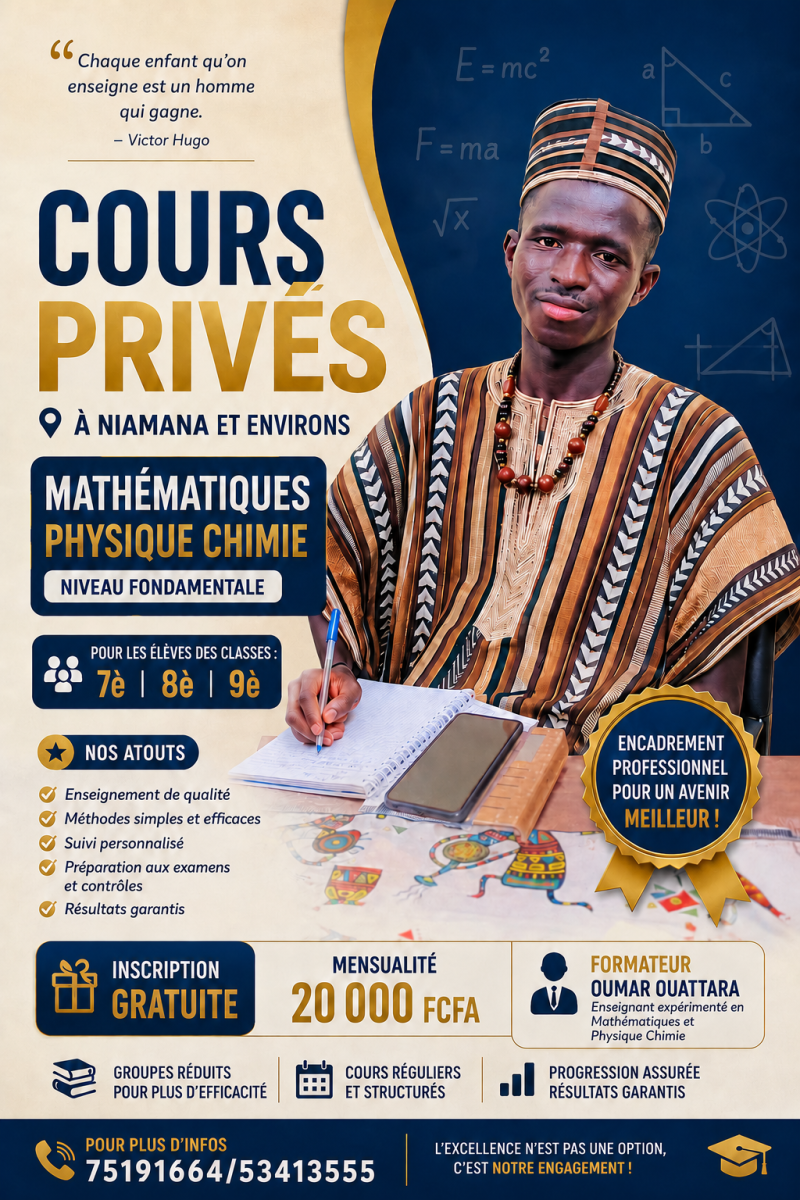 Cours à domicile
