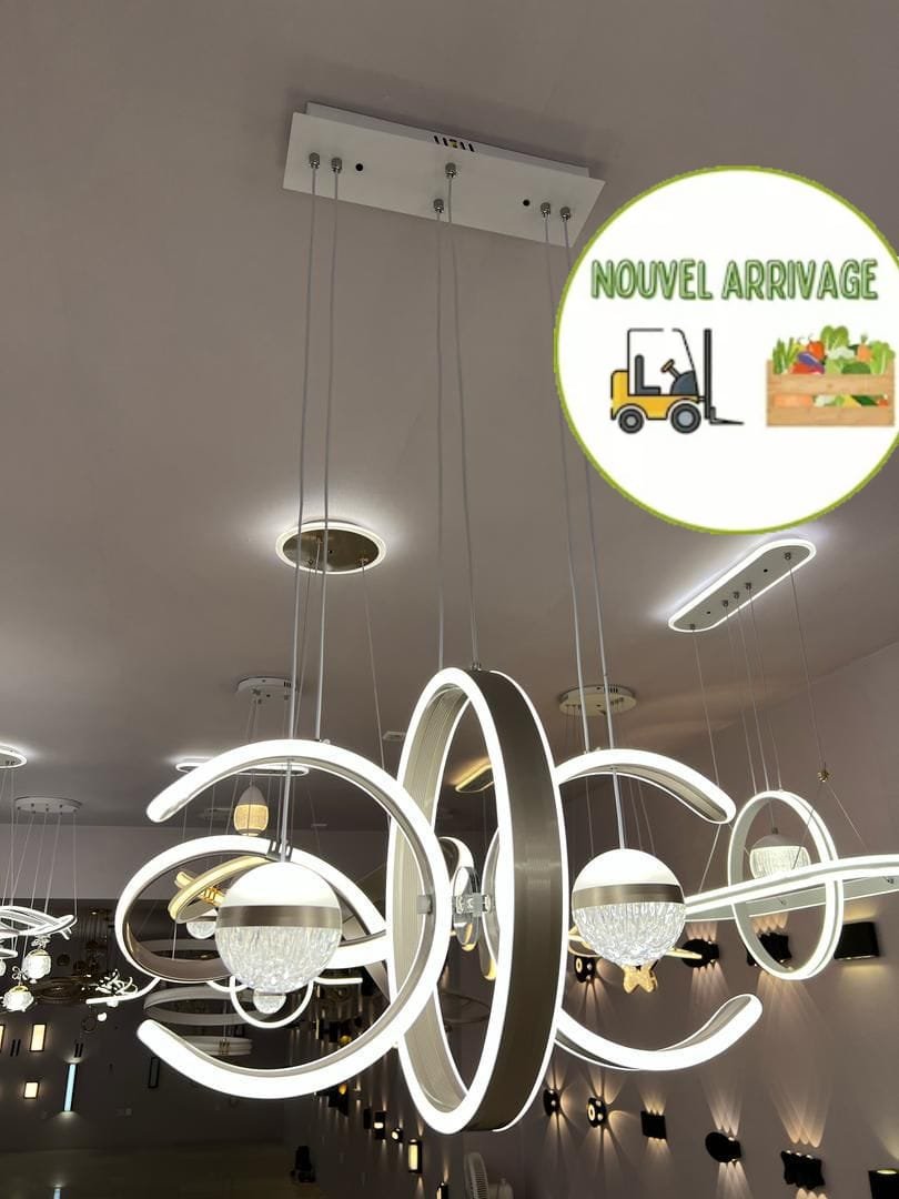 Lustre led 3 couleur