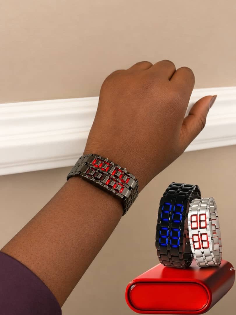 Bracelet-montre led lumineux