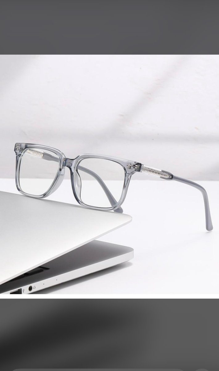 Lunettes anti reflet photochromique bleu et gris ✅
