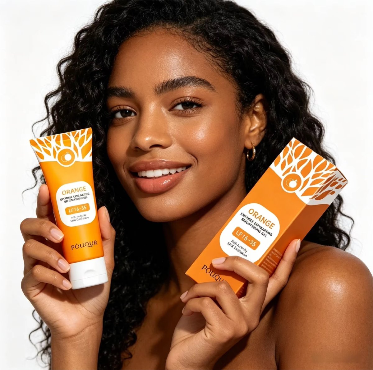 Gel exfoliant orange