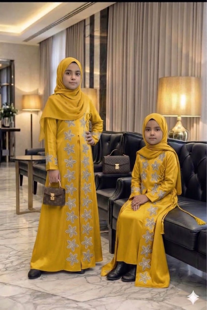 *Nouvel arrivage des jolies robes-hidjabs pour les enfants, vos princesses* 🆕️🥰🥰🥰