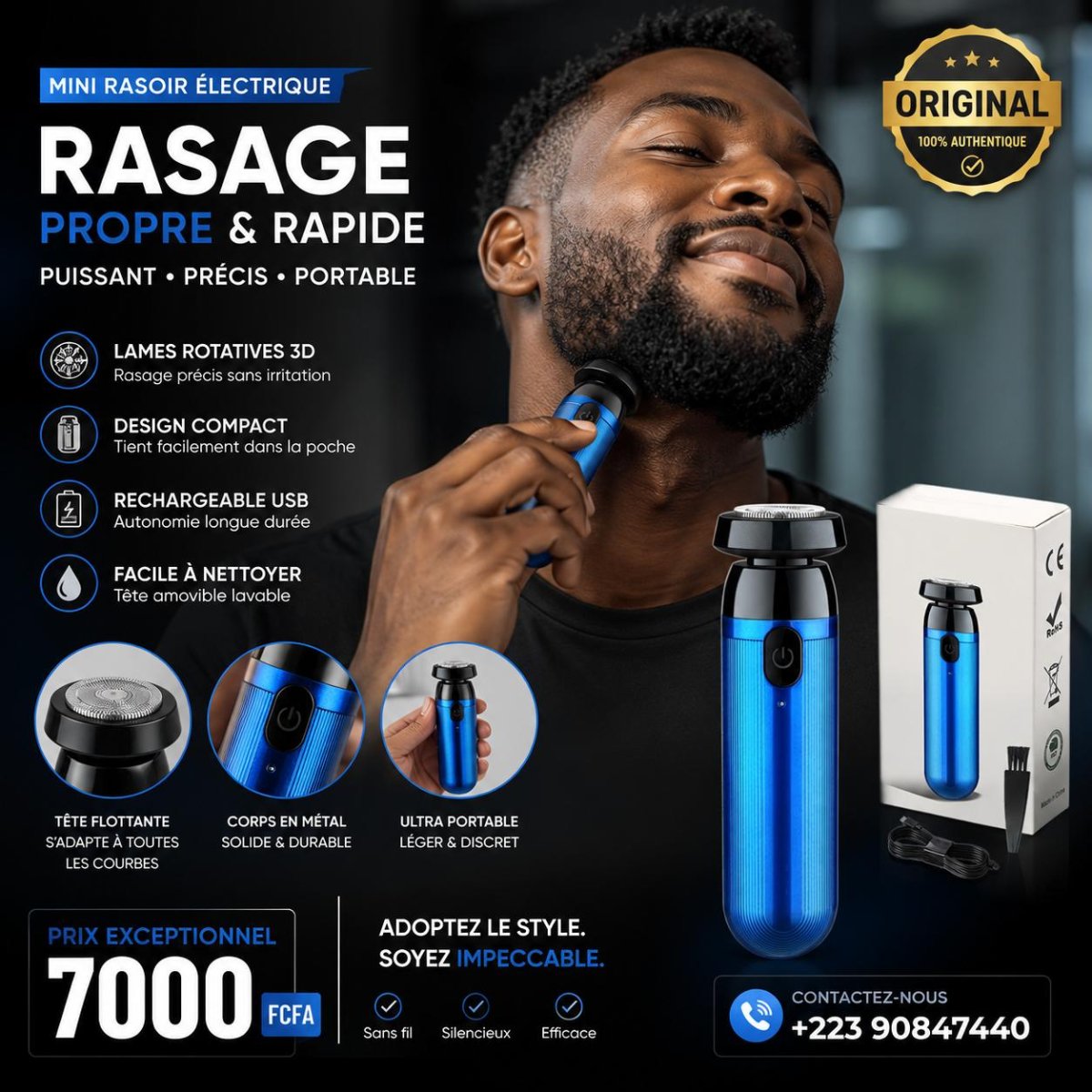 Mini rasoir électrique