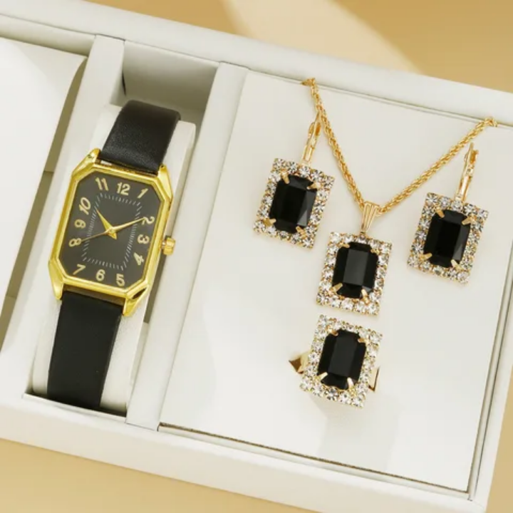 Chaine+Montre+bracelet+boucles+bague