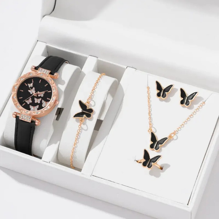 Chaine montre bracelet boucle d'oreille