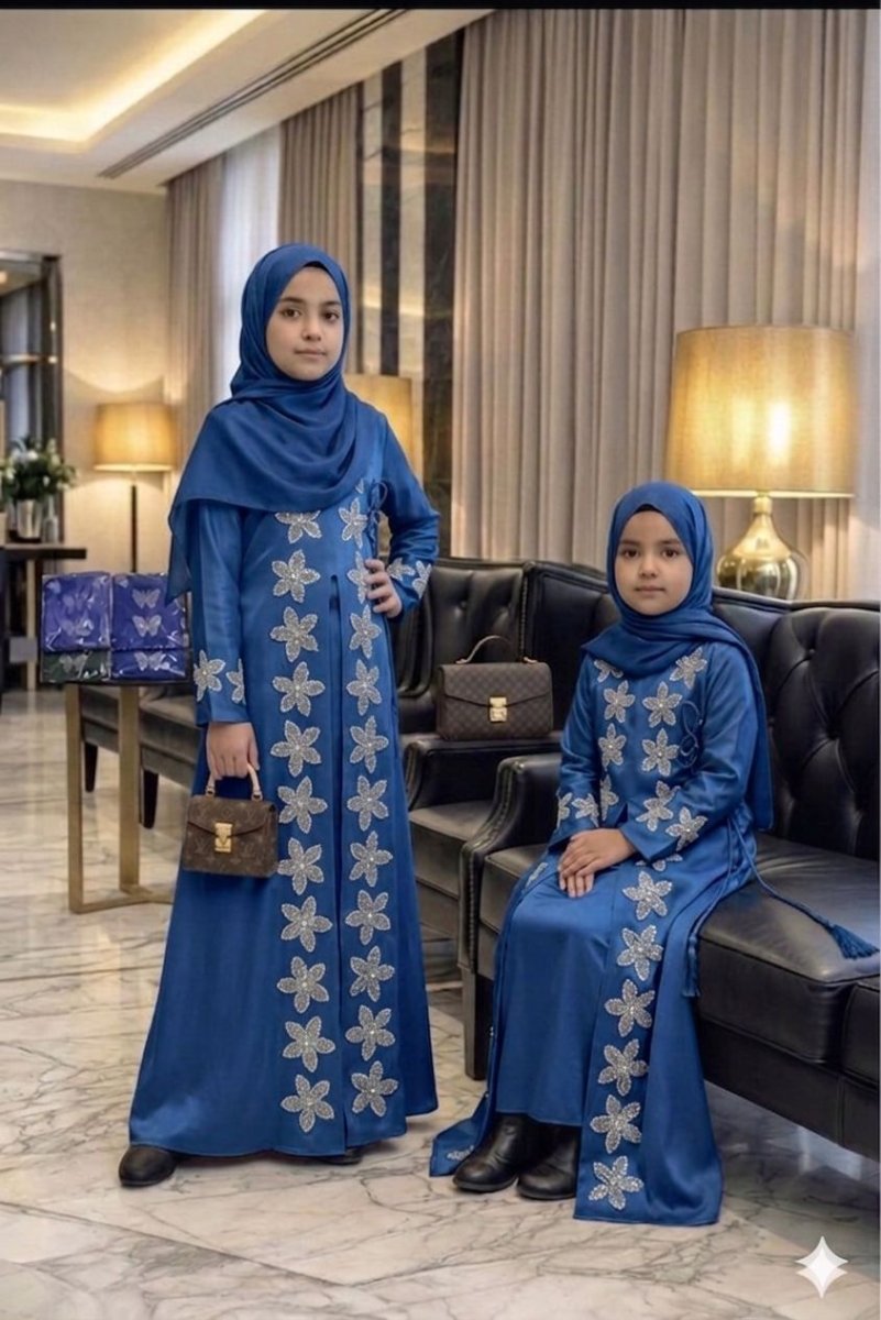 *Nouvel arrivage des jolies robes-hidjabs pour les enfants, vos princesses* 🆕️🥰🥰🥰