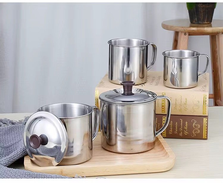 Tasse à café en acier inoxydable