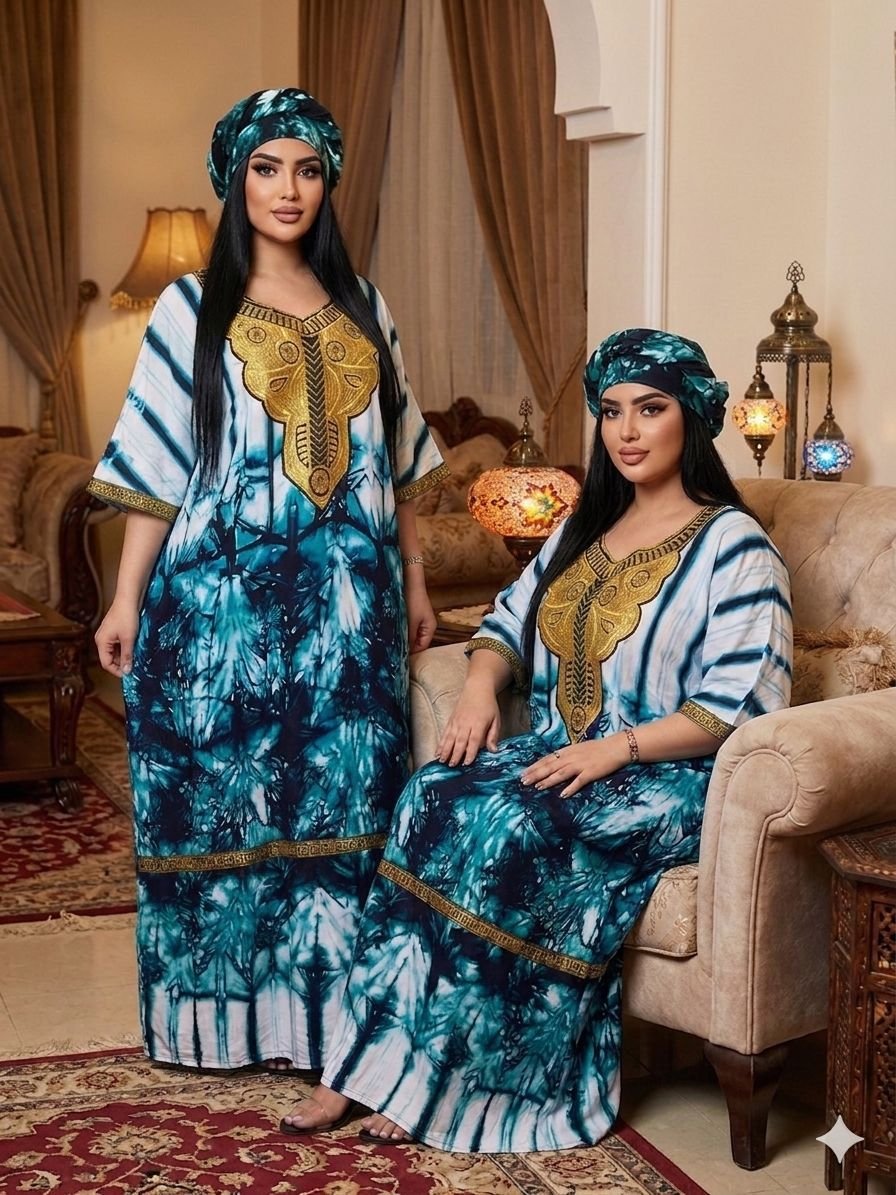 Robe kaskha en coton