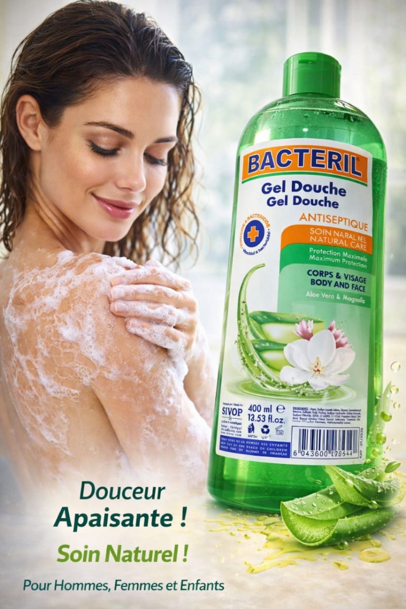 GEL douche bacteril antiseptique