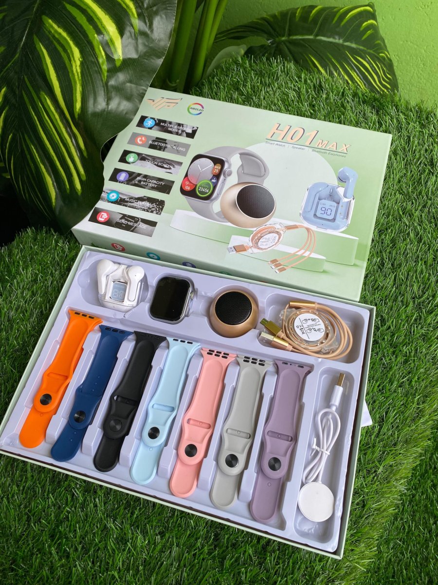 🎁🔥 BOX MONTRE CONNECTÉE HO1 MAX – LE PACK COMPLET POUR UN STYLE CONNECTÉ ! ⌚🎧🔊