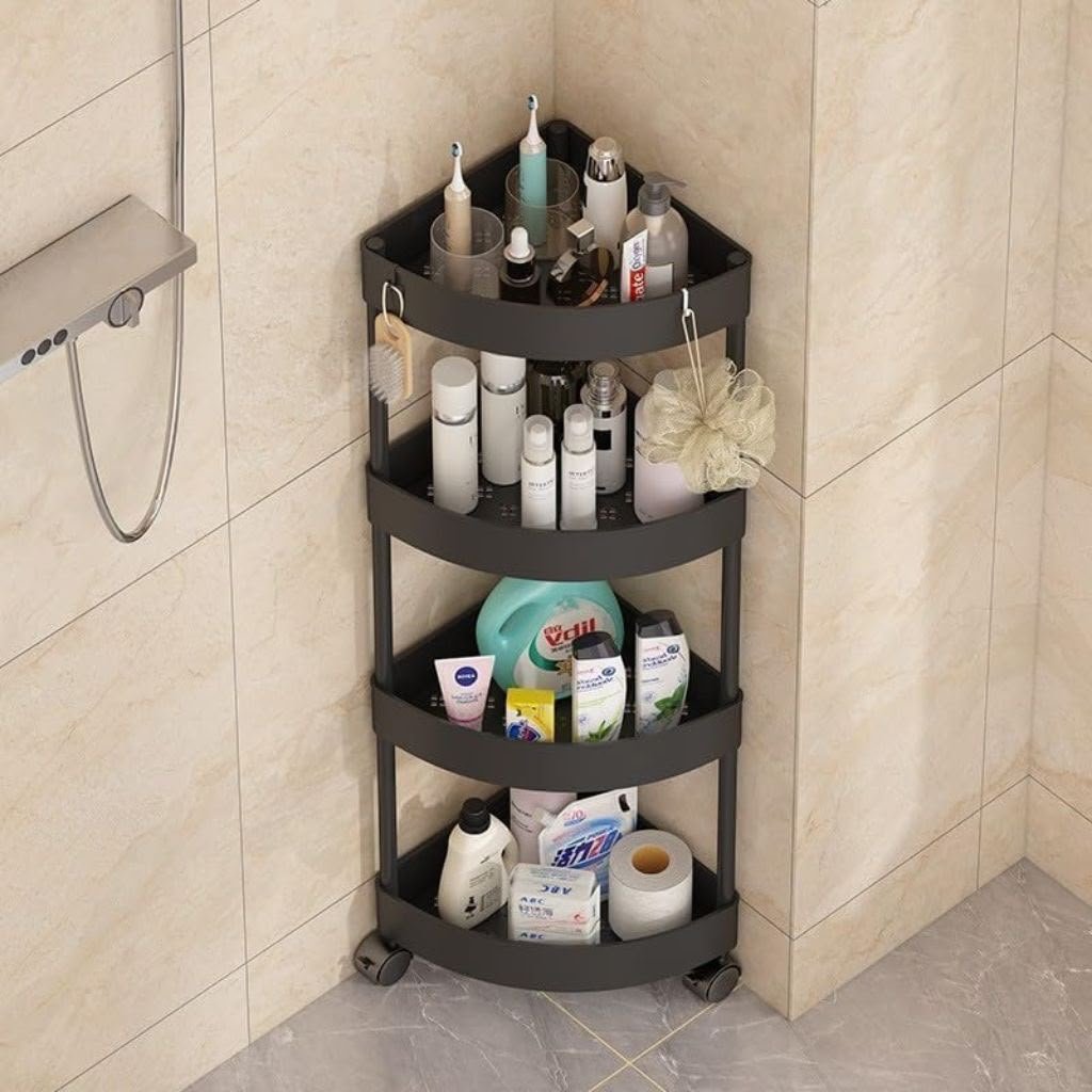 MEUBLE DE RANGEMENT MULTIFONCTIONNEL AVEC ROULETTES