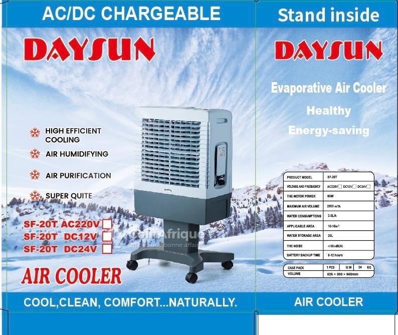 ❄️ Climatiseur / Humidificateur Rechargeable DAYSUN