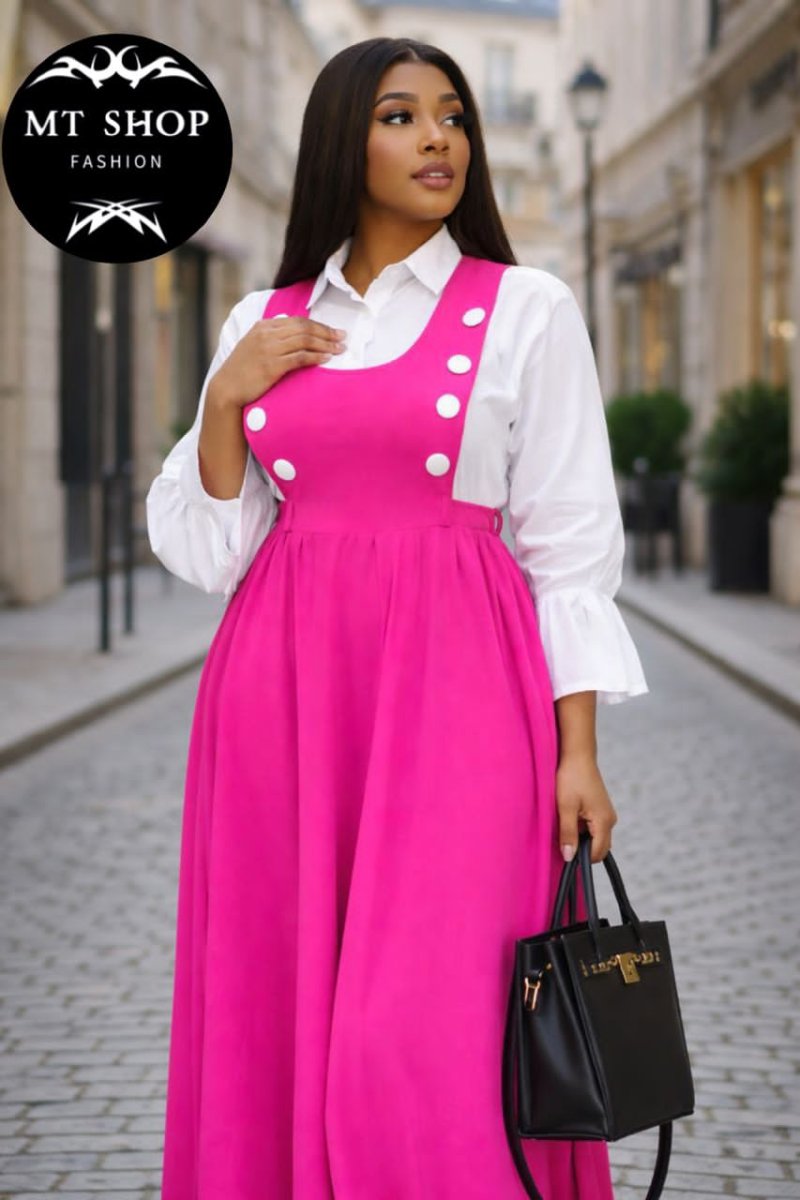 Robe chemise coton