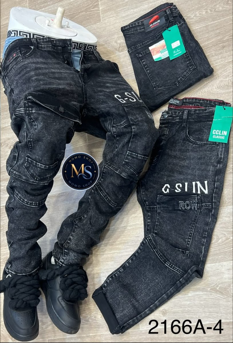 Jeans cargo de qualité premium