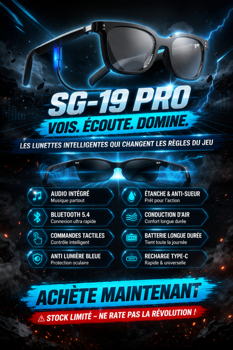 Les lunettes SG-19 Pro 💥