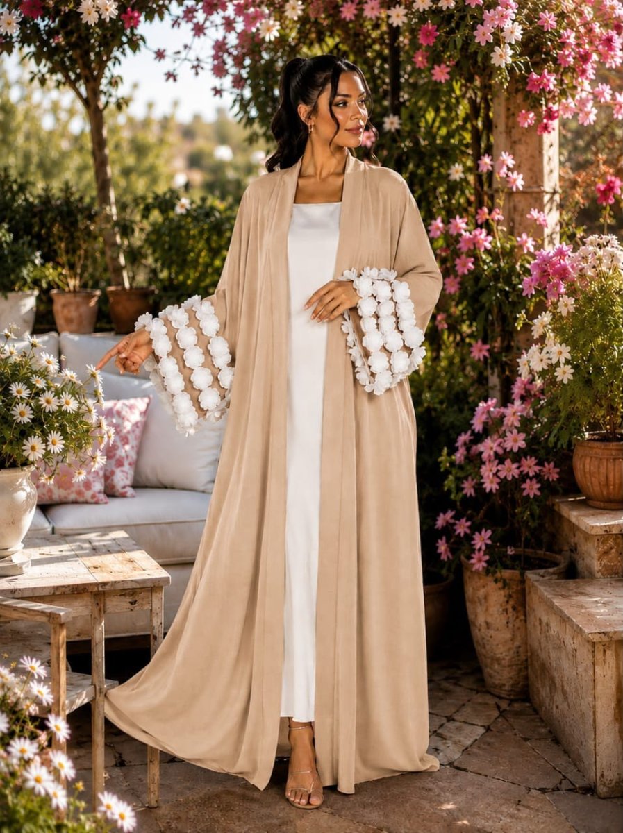Des jolies robes hijab avec attache