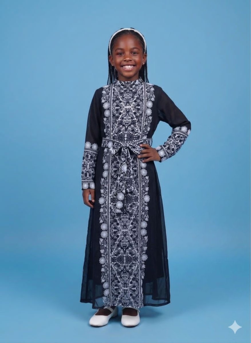 Robe pour fille coton 💯  Âge : de 7 à 12 ans