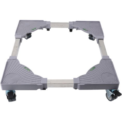 Supsupports réglables et mobiles pour appareils électroménagers comme les machines à laver ou les support réglables pour Frigo / Machine à laver