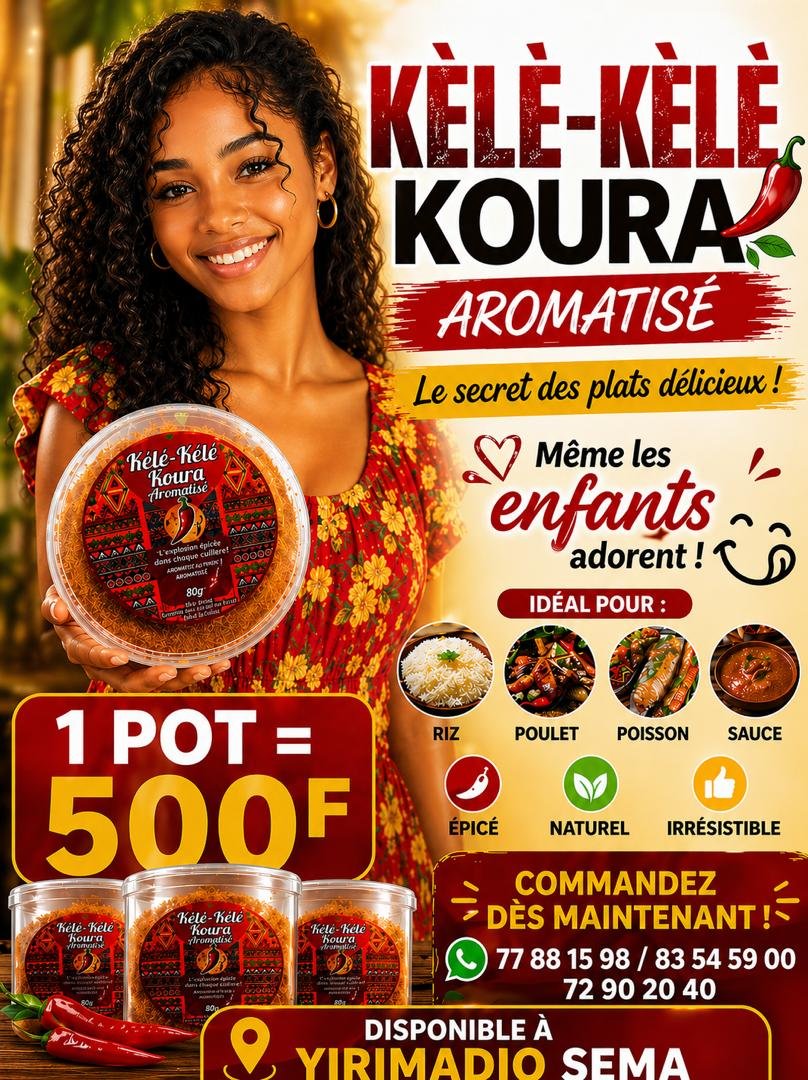 Pots de piments en poudre