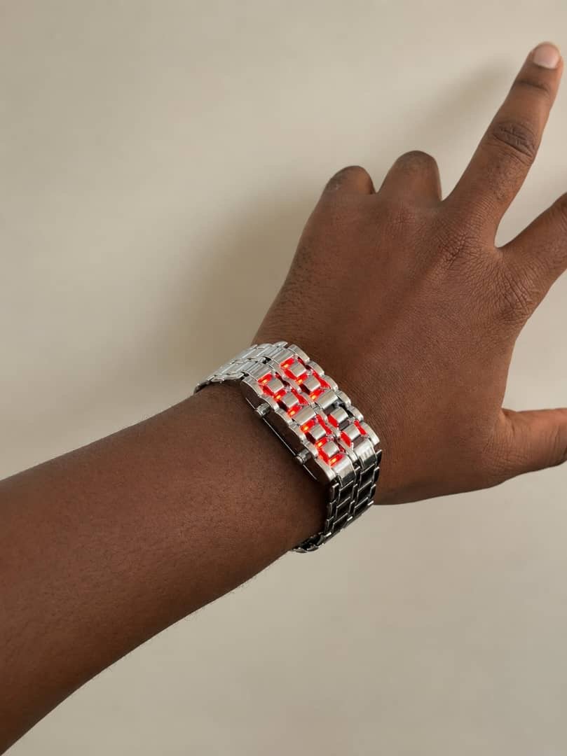 Bracelet-montre led lumineux