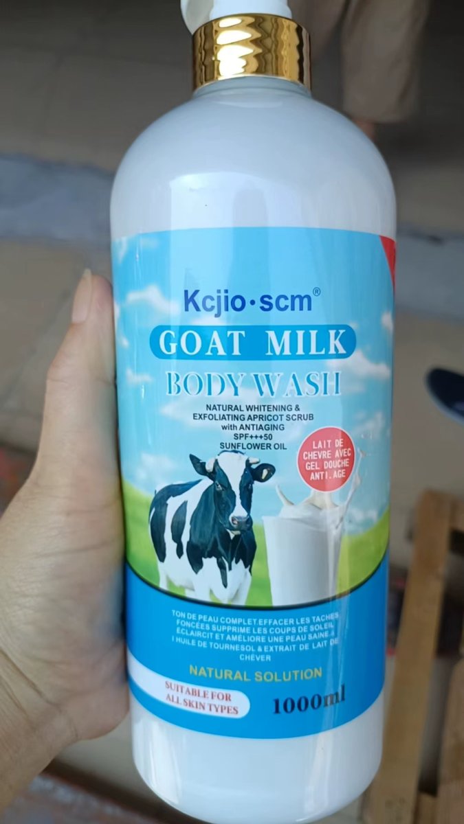 Gel de douche blanchissant et éclaircissant