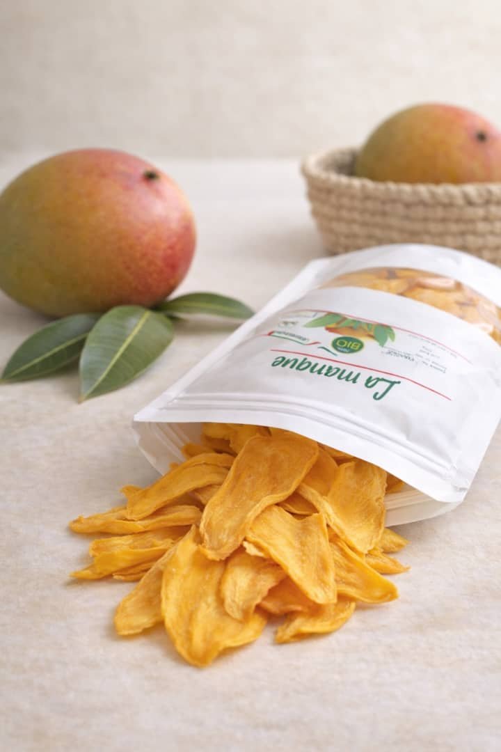 Mangue Séchée 100% Naturelle paquets de 100grs