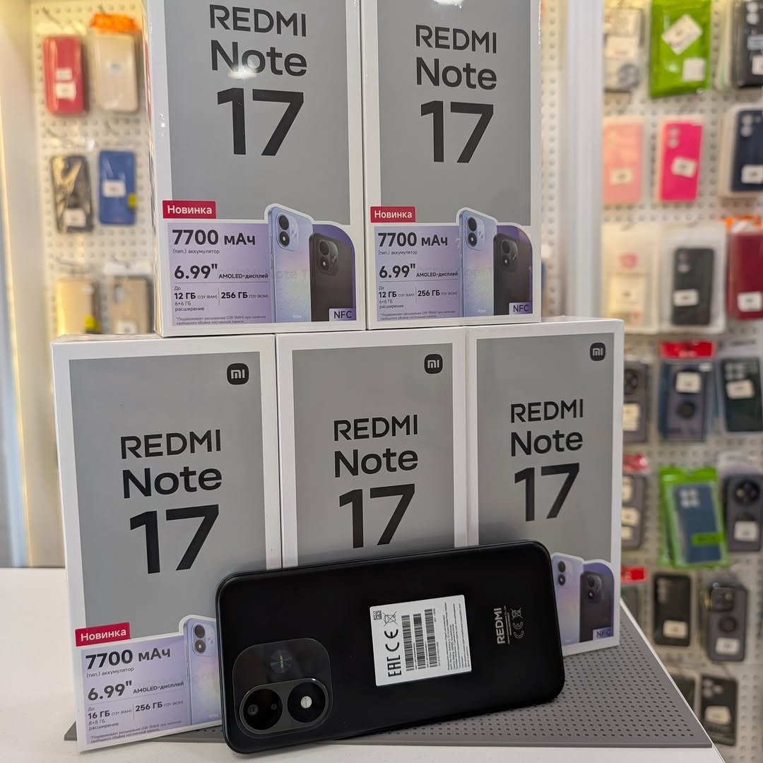 Redmi note 17 neuf 256giga Original ram 8giga batterie 7700mah