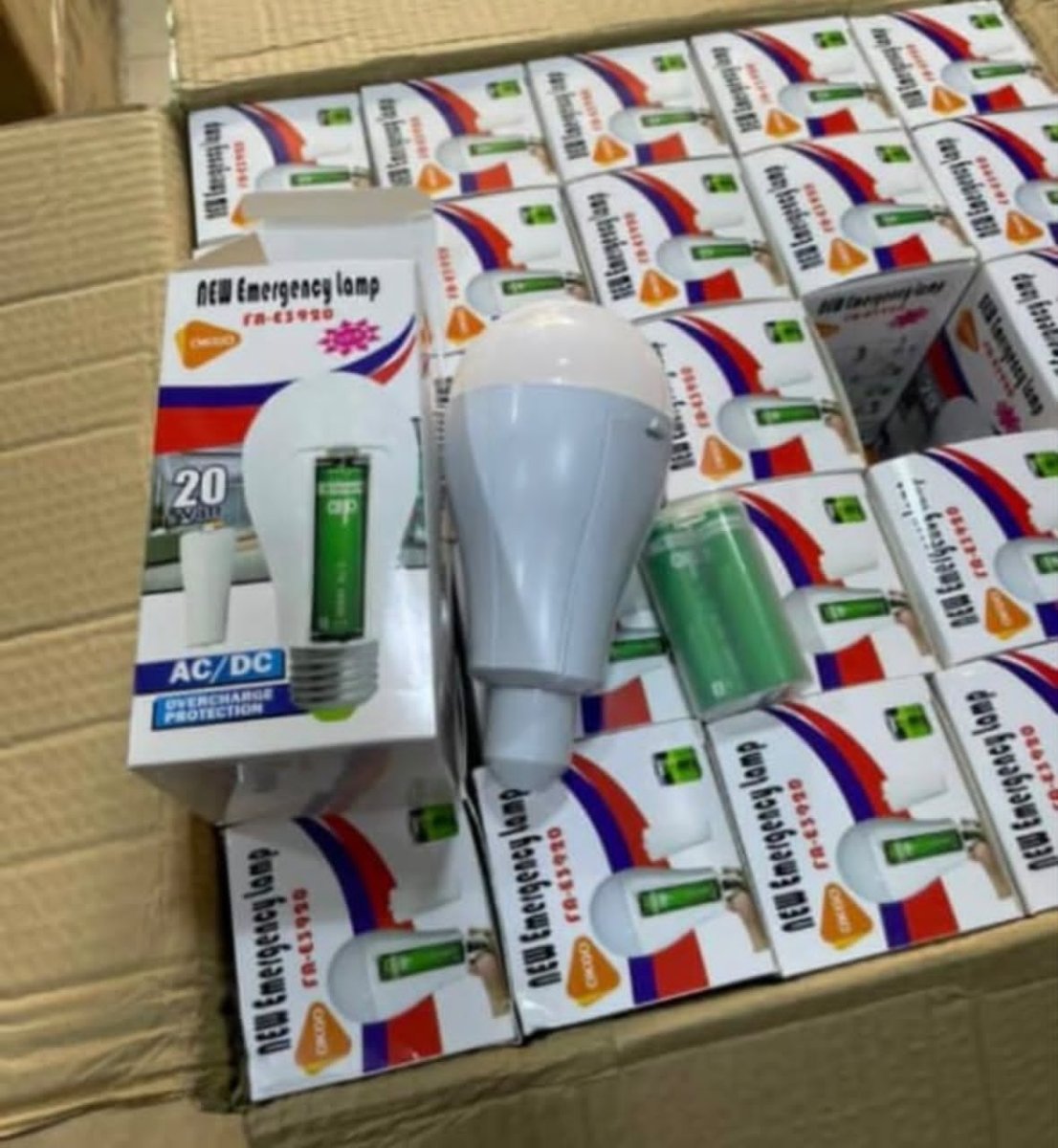 Ampoule rechargeable