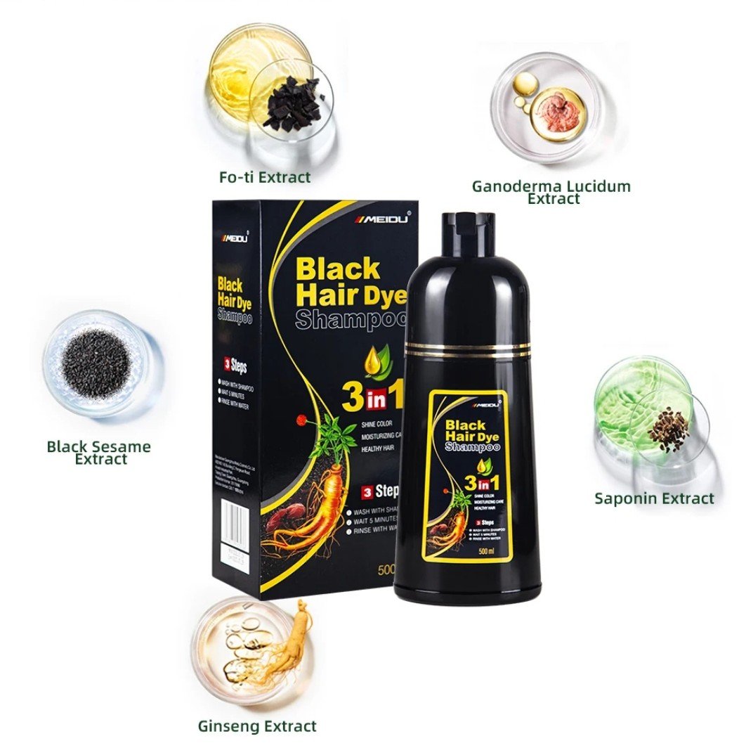 Shampoing de teinture de cheveux