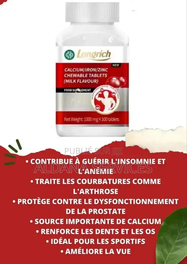 Calcium longrich 💯 naturel