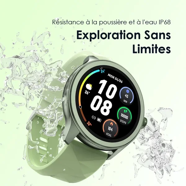 Oraimo Watch 2R Montre intelligente TFT IP68 de 1,39 pouces