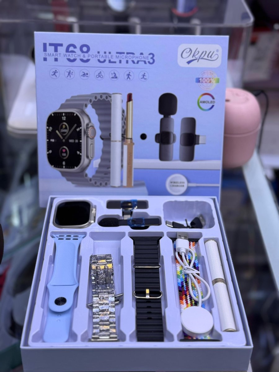 ⌚🎤💄 IT 68 ULTRA – LE COFFRET 3 EN 1 QUI COMBINE TECHNOLOGIE, CRÉATION DE CONTENU & BEAUTÉ ! ✨