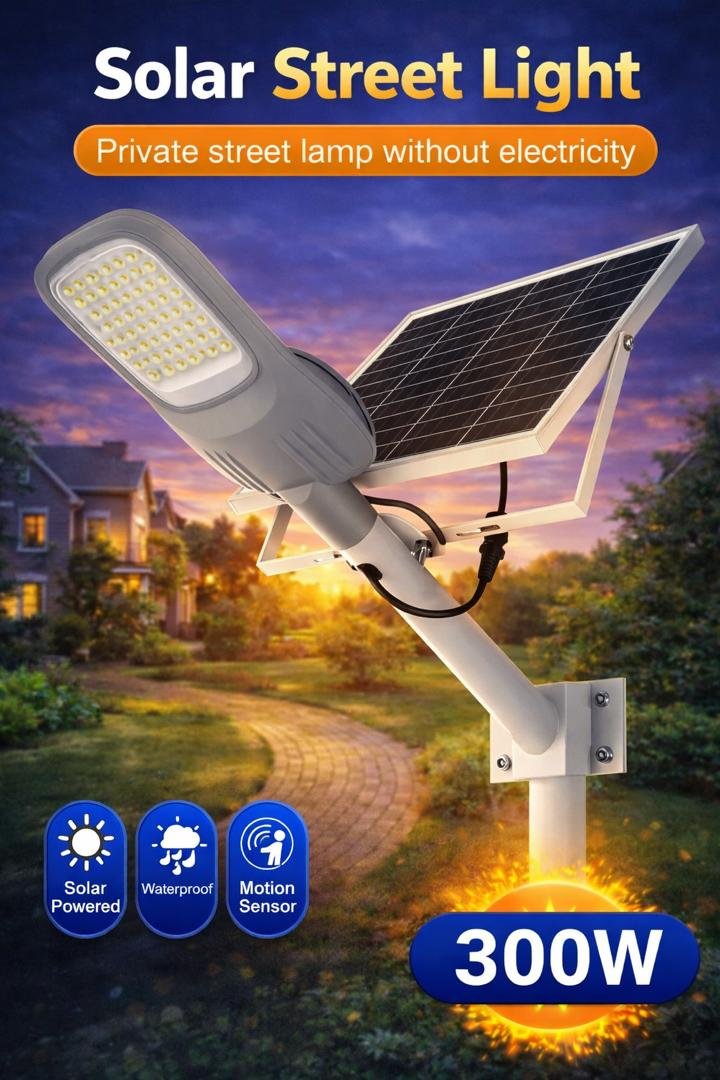 Lampadaire solaire 300w