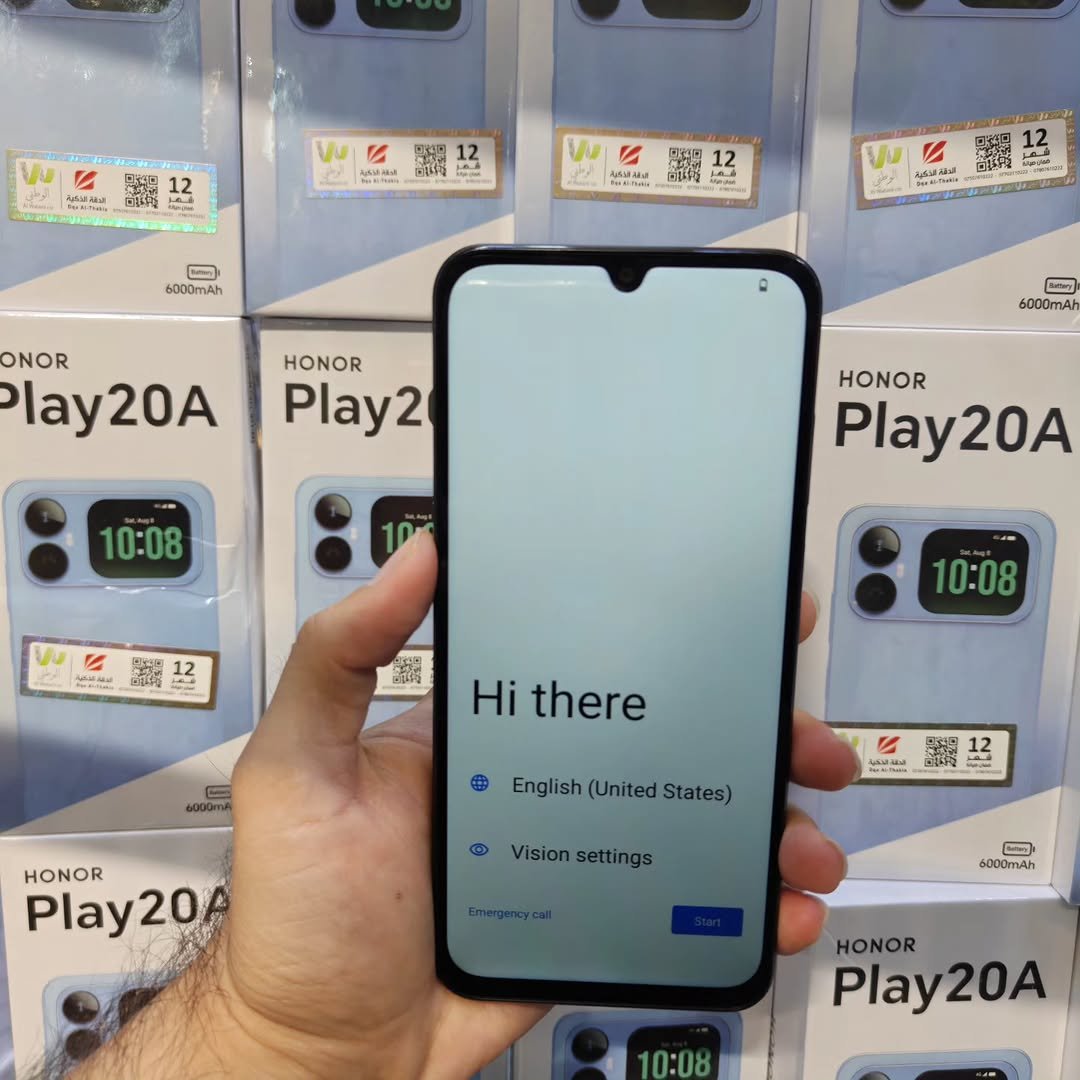 HONOR PLAY 20A 64giga ram 4giga neuf batterie 6000mAh