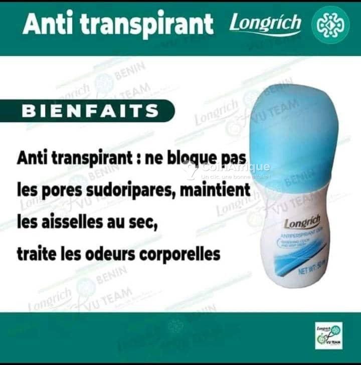 Déodorant anti transpirant